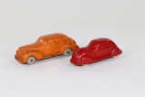 (2) 1940’s Auburn Rubber toy cars