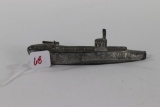 1930’s slush cast Navy submarine