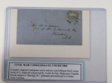 Civil War Confederate postal cover