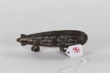 Antique Hubley cast iron “Zep” pull toy.