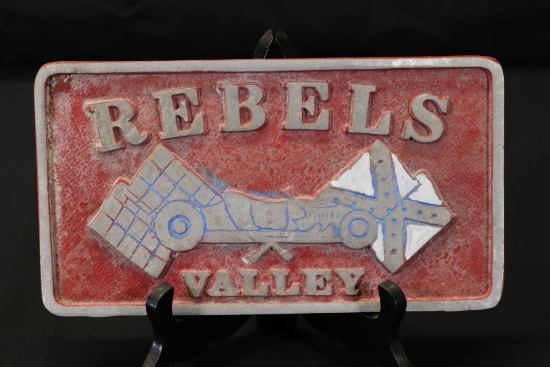 CA Hot Rod club license plate “Valley Rebels”