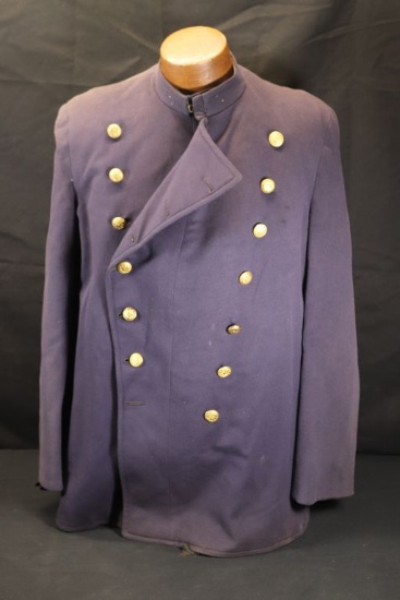 Antique police uniform double-breasted tunic