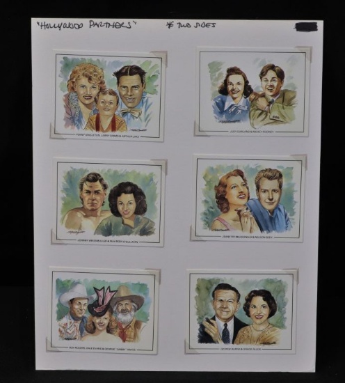 (12) 1992 “Partners” cards from Victoria Gallery in England