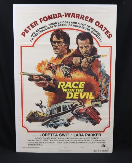 1975 “Race with the Devil” one-sheet movie poster