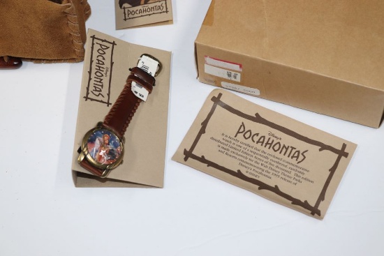 Rare!  1995 Disney’s Pocahontas wristwatch