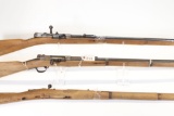 Lot of (3) Mauser Model 71/84.