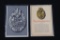 Lot of (2) Nazi Panzer Tank Badge Postcards