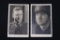 Lot of (2) Nazi Soldier Portrait Postcards