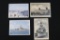 Lot of (4) Nazi Navy Propaganda Postcards