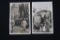 Hitler/Mussolini Lot of (2) Postcards