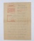 Flossenburg Concentration Camp Letter/1941