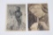 Group of (2) Nazi German RAD Postcards