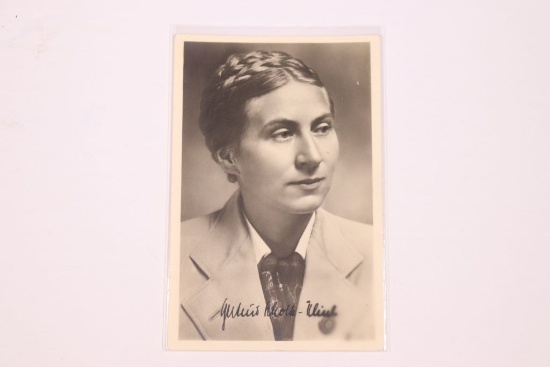 Nazi NSF Gertrud Scholtz-Klink Postcard