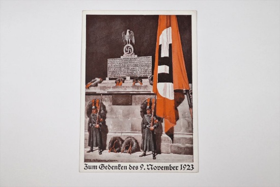 Rare! Nazi Feldherrnhalle Postcard/1936
