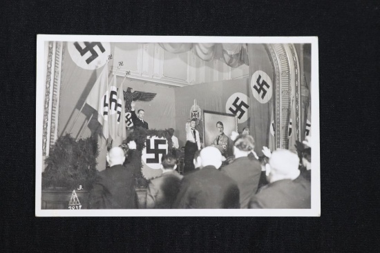 Nazi Rally/Meeting Photo Postcard/GREAT!