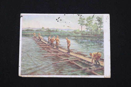 Early Nazi SA Workers Postcard