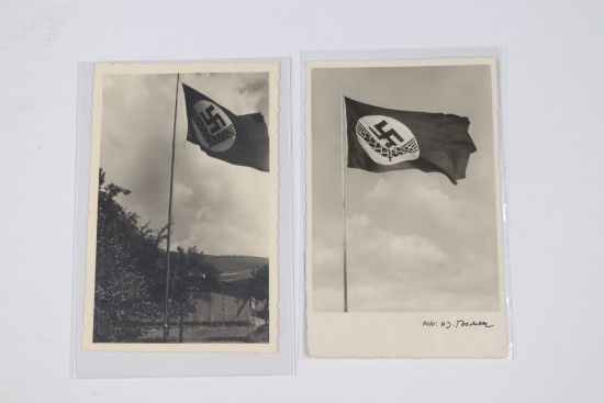 Group of (2) Nazi German RAD Postcards