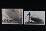 Lot (2) Nazi Graf Zeppelin LZ-127 Postcards