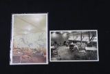 (2) LZ-129 Hindenburg Interior Postcards