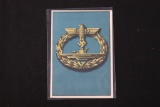Nazi U-Boat Badge Propaganda Postcard