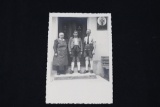 Nazi Portrait Photo Postcard Family/Sign