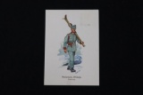 Nazi Ski Police Propaganda Postcard