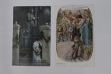 Group of (2) WWI Propaganda Postcards