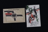 Group of (2) WWI German Postcards