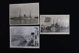 Lot of (3) Nazi Kriegsmarine/Navy Postcards