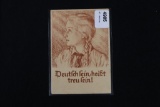 Nazi BDM Propaganda Postcard/Young Girl