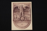 Nazi 1942/Krakau NSDAP Year 2 Postcard