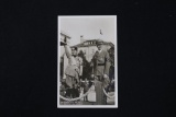 Nazi Hitler/Mussolini Propaganda Postcard