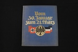 VOM 30 Jan. to 21st Mar. Nazi Book/Record