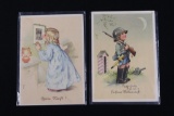 Lot of (2) Nazi Propaganda Postcards