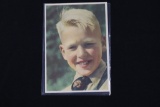 Nazi Hitler Youth Color Portrait Postcard