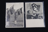 (2) Nazi/Hitler Youth Propaganda Postcards
