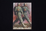 Italian Pro-Nazi Postcard w/Soldiers