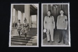 Hitler/Mussolini Lot of (2) Postcards