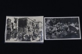 Hitler/Mussolini Lot of (2) Postcards