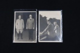Hitler/Mussolini Lot of (2) Postcards