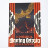 Nazi NSDAP Sachsen Propaganda Postcard
