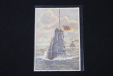 Great! Nazi U-boat Advertising Card!