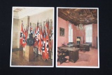 Group of (2) Nazi Brown House Postcards