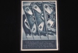 Nazi Standards/Flags Propaganda Postcard