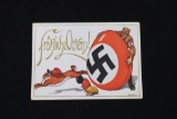 Rare! Nazi SA Easter Propaganda Postcard