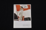 Adolph Hitler Postcard/Painted Image