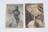 Group of (2) Nazi German RAD Postcards