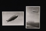 Lot (2) Nazi Graf Zeppelin LZ-130 Postcards