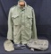 Vintage U.S. Army field jacket and equipment lot