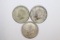 Lot (3) clad silver JFK half dollars